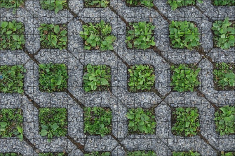 Экопарковка газонная решетка