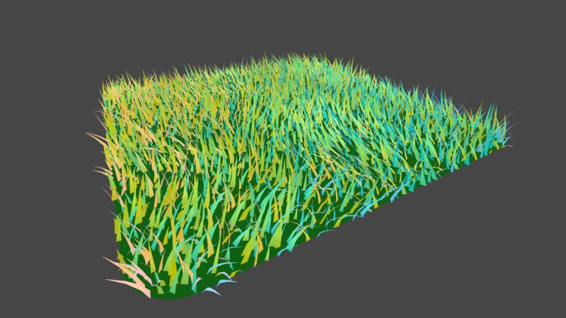 Трава для Юнити 2д