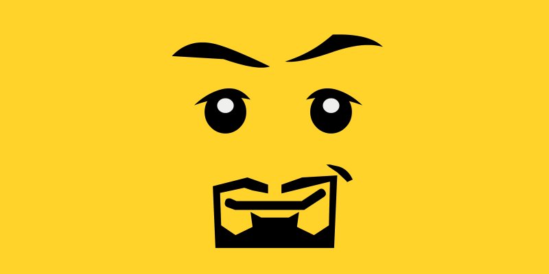 Лицо лего человека