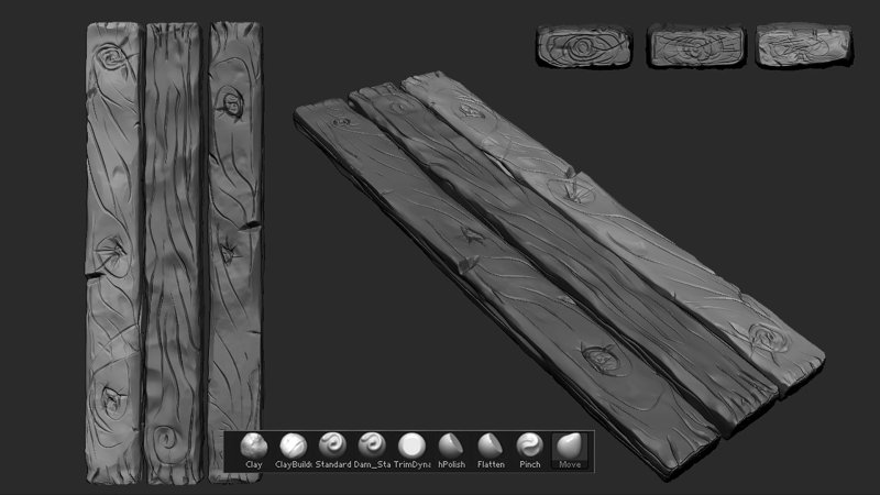 Альфа дерево для Zbrush