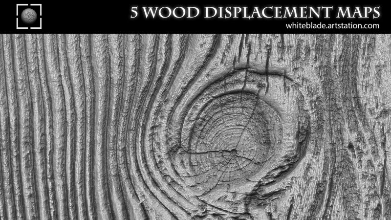 Zbrush Alpha кора дерева