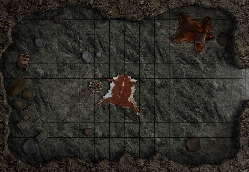 Карта пещеры ДНД 5