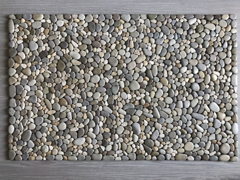 Керамогранит 45*45 серая галька