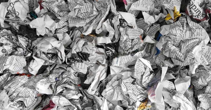 Скомканная бумага