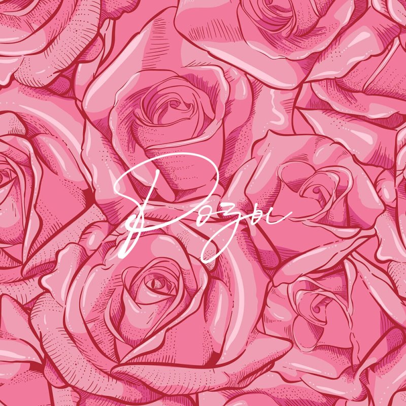 Розовые цветы фон