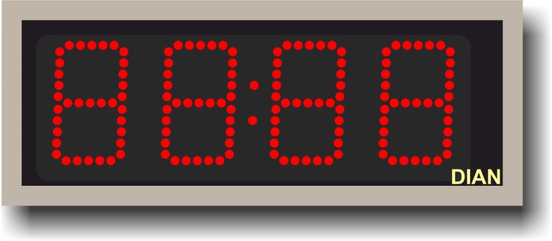 Табло электронных часов