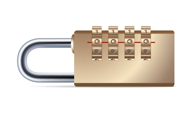 Кодовый замок без фона