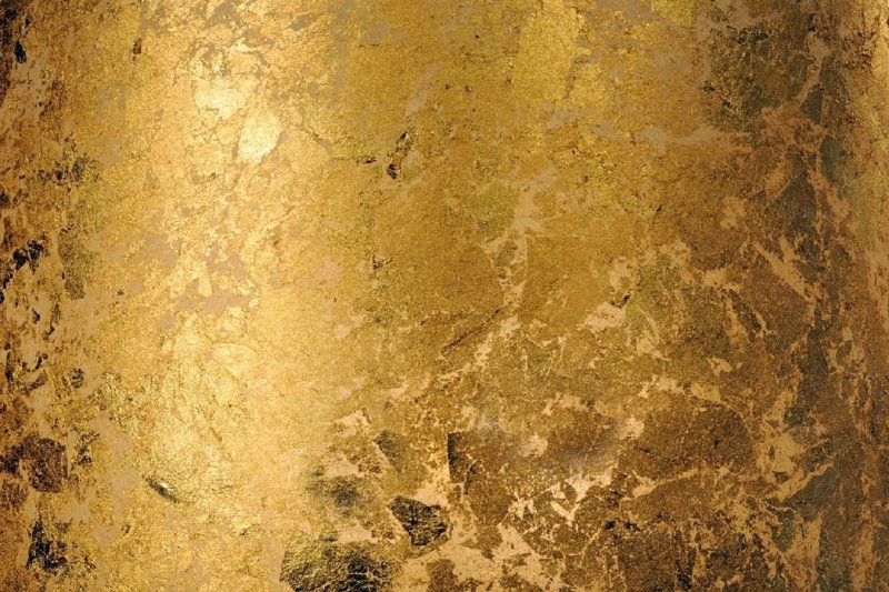 Золотая поталь фактура