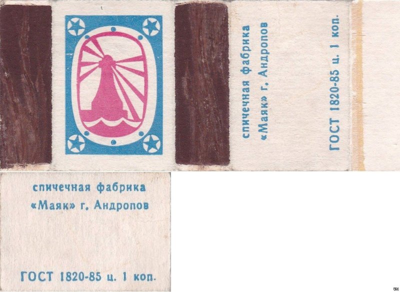 Этикетки на спичечных коробках