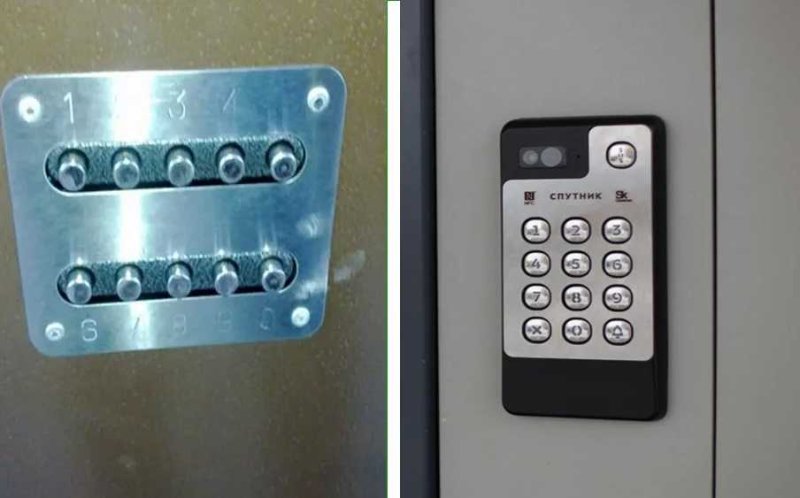 Кодовый магнитный замок на дверь