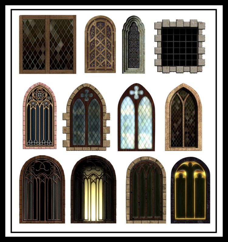Средневековые окна