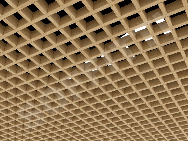 Потолок Грильято Албес