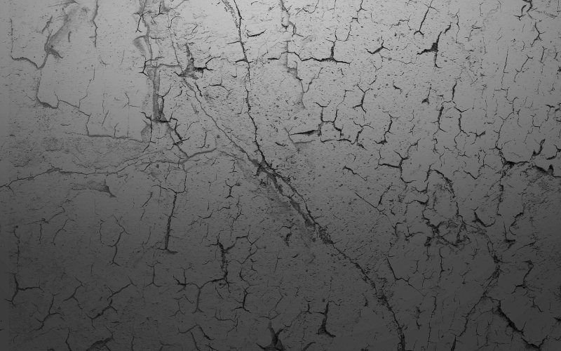 Серая стена с трещинами