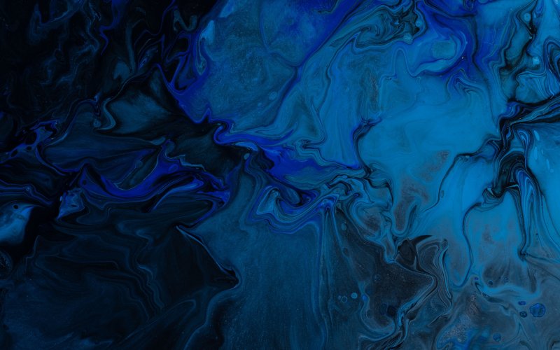 Синяя абстракция