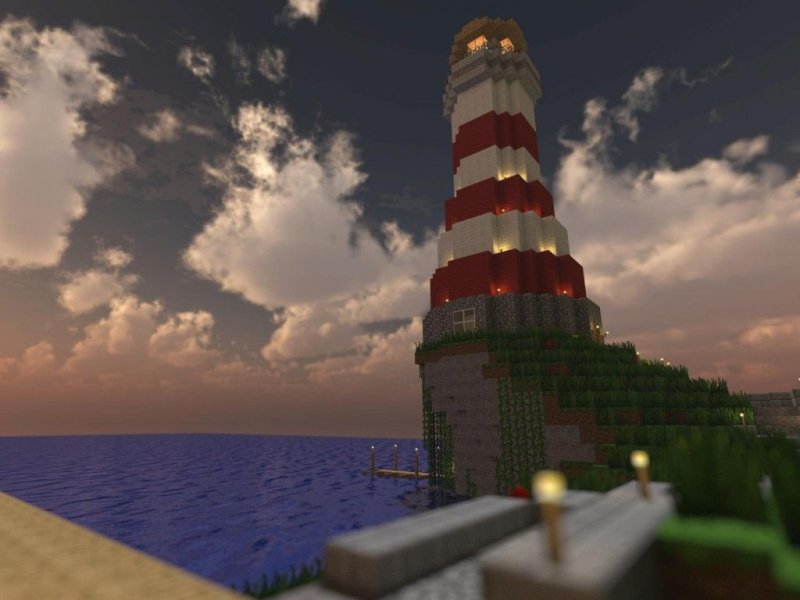Маяк майнкрафт