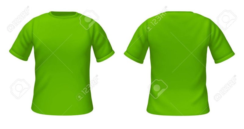 Ярко зеленая футболка