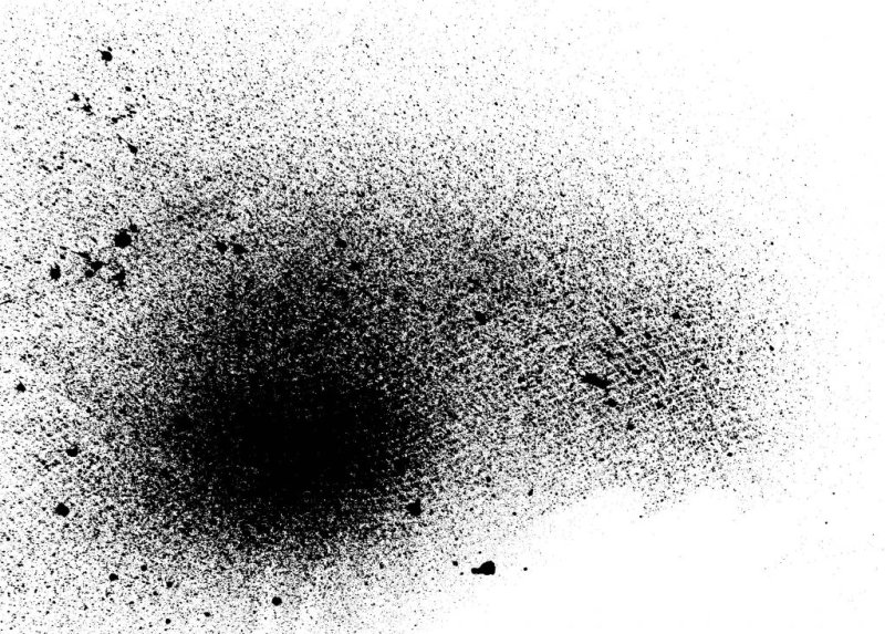 Брызги краски из баллончика