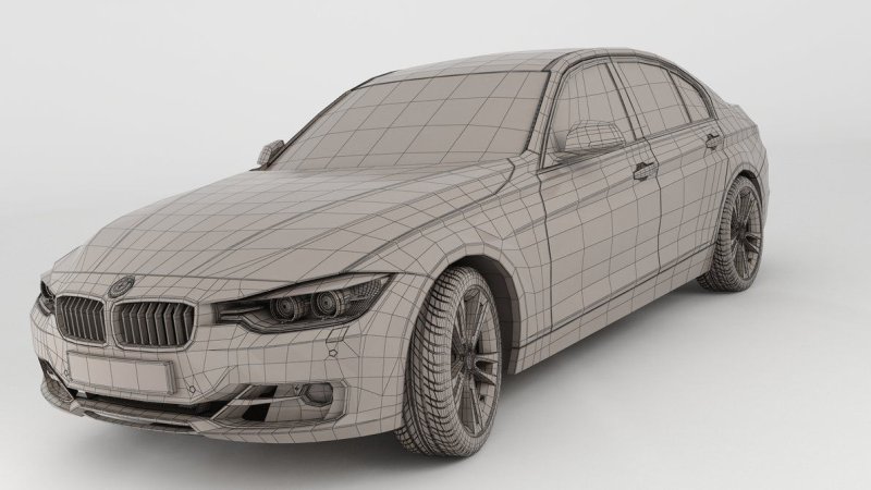 БМВ 3 F 30 3ds Max