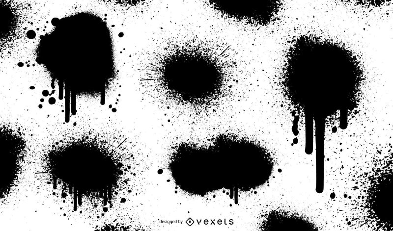 Подтеки баллончика