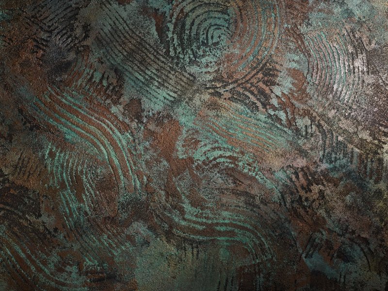 Патина "окисленная медь" Fractal