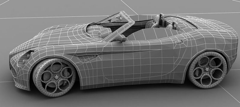 Моделирование авто в 3d Max