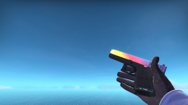 Пистолет Глок градиент