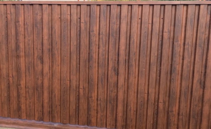 Морёный дуб профнастил МП 20