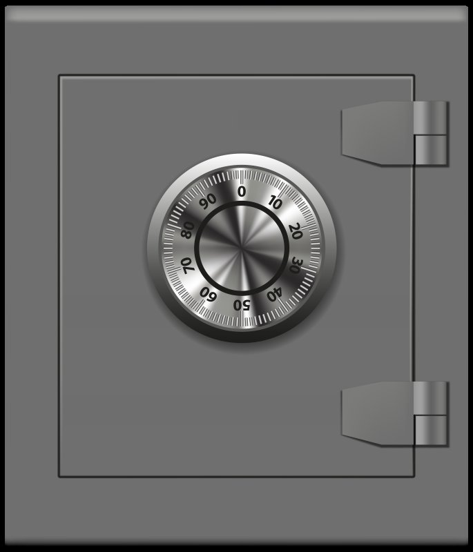 Сейф вид спереди