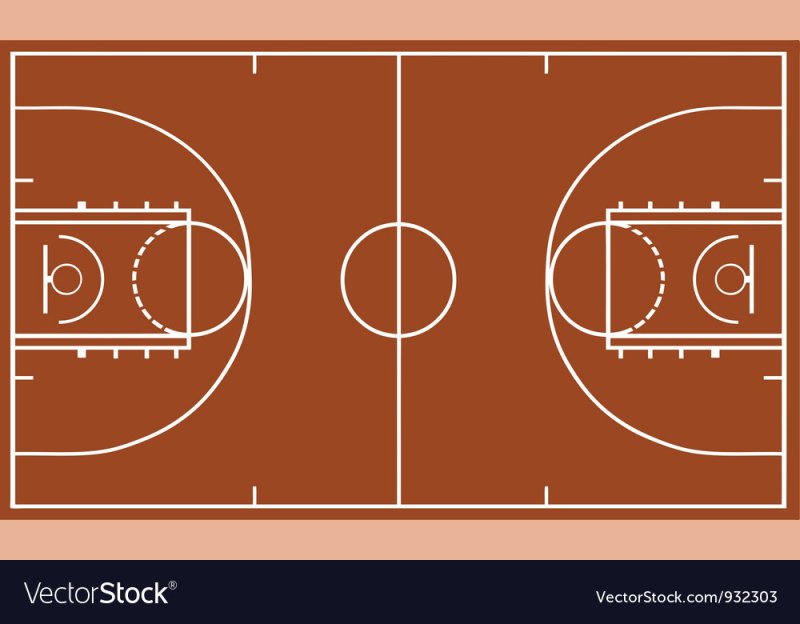 Баскетбольная площадка сверху схема