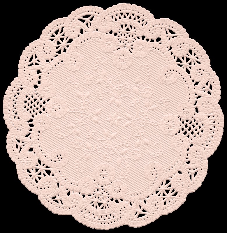 Круглая салфетка