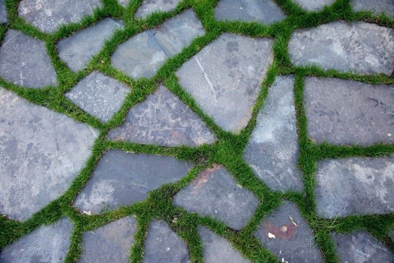 Мощение плитняком