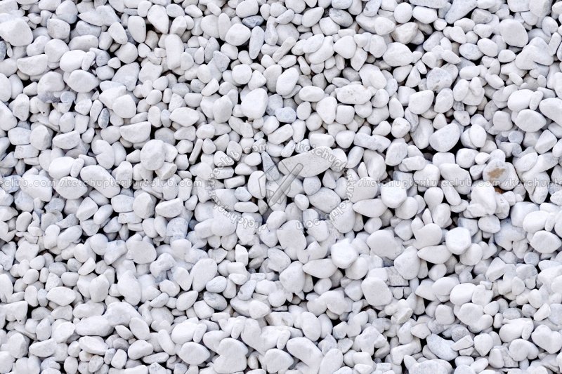 Белый щебень