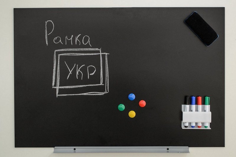 Доска Школьная магнитно маркерная меловая