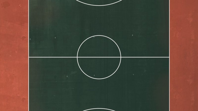 Баскетбольная площадка вид сверху