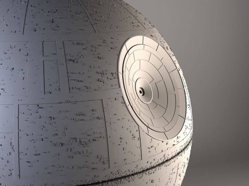 Звезда смерти 3d Max