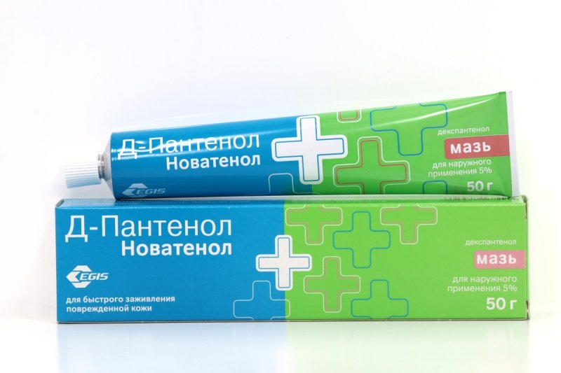 Новатенол (пантенол-д) крем 5% 25 г