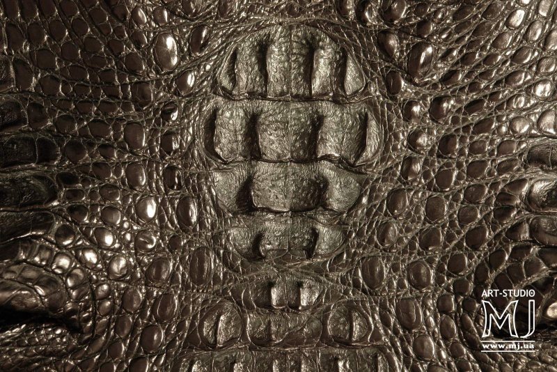 Искусственная кожа lt.Brown 43609 крокодил