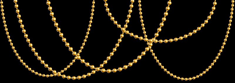 Прозрачные бусы