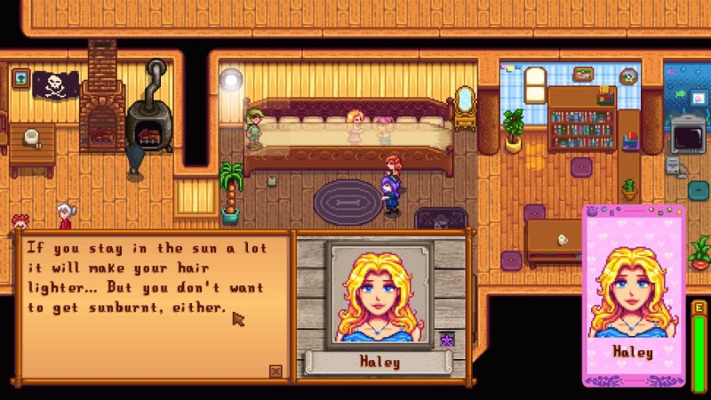 Дом Хейли Stardew Valley