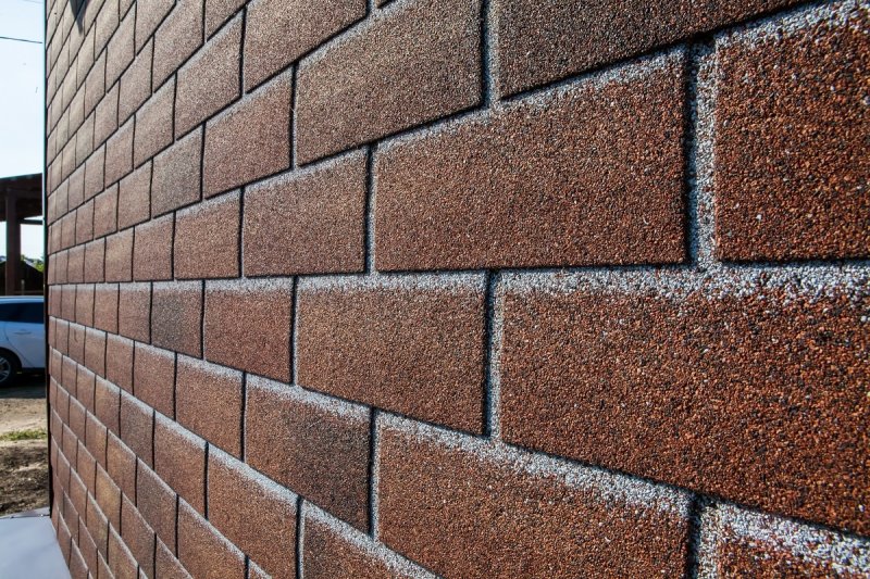 Фасадная плитка ТЕХНОНИКОЛЬ Hauberk терракотовый кирпич