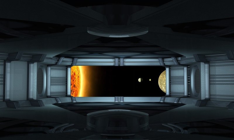 Космический корабль фон амонг АС