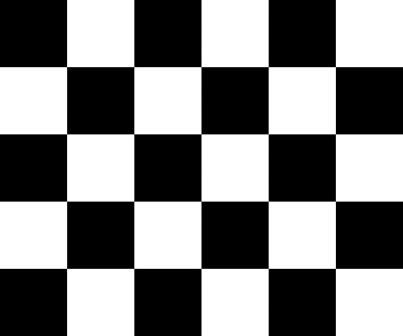 Черно белая клетка