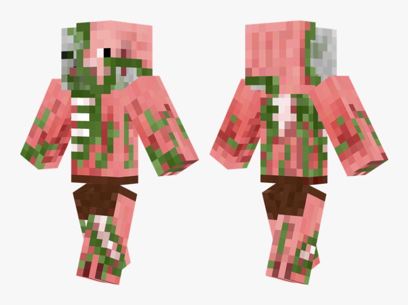 Зомби-свиночеловек майнкрафт