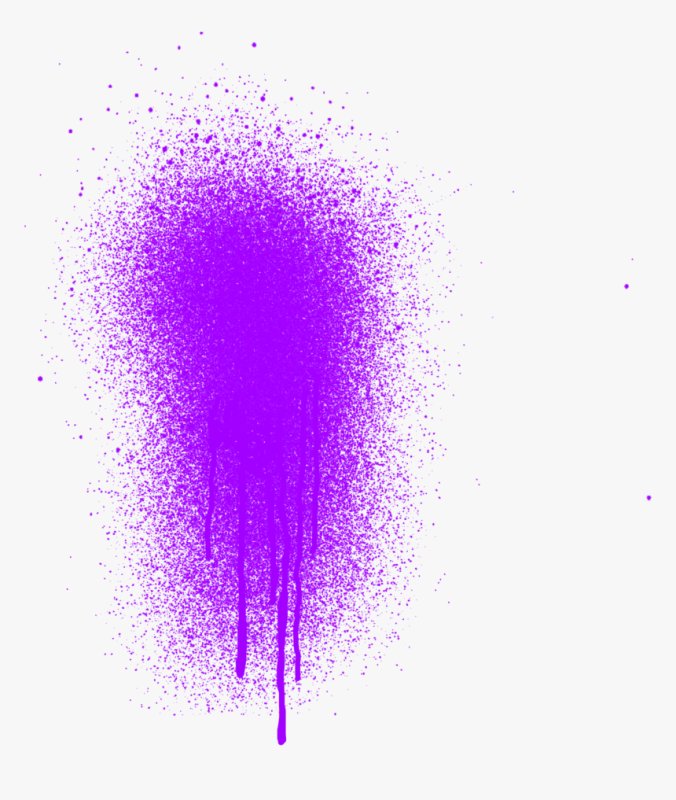 Брызги краски от баллончика