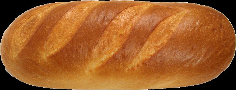 Хлеб на белом фоне