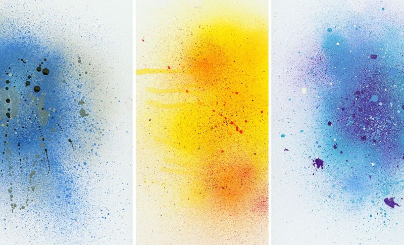 Акварельные брызги