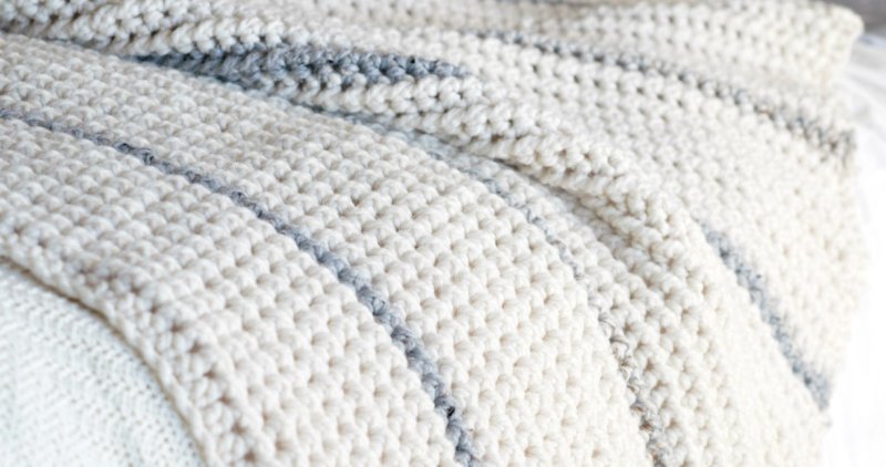 Вязаный плед фон