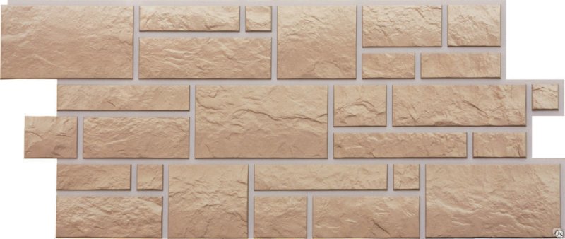 Фасадная панель Docke "Burg" кукурузный