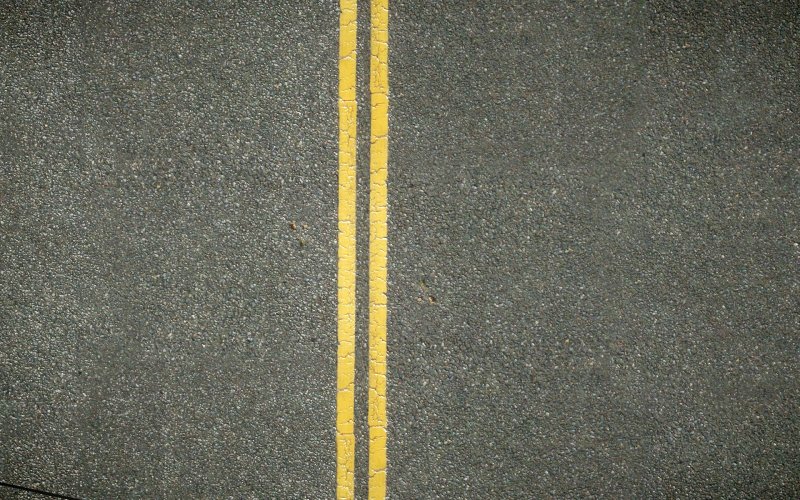Асфальт с разметкой
