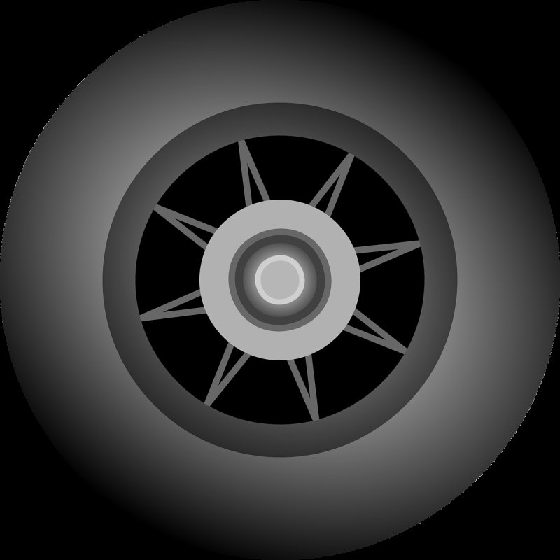 Колесо без фона